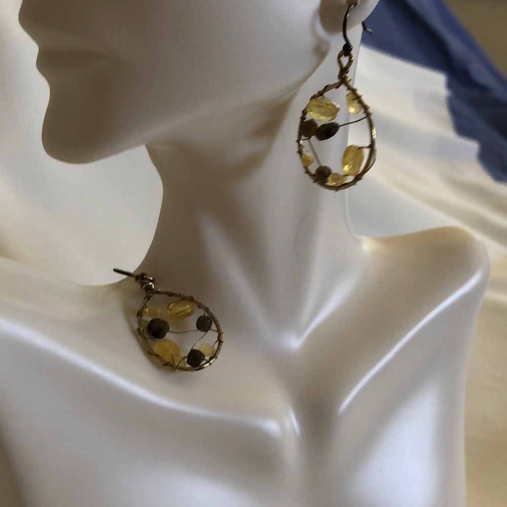 Beaded Pierced Earrings